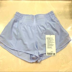 SOLD Lululemon Hotty Hot High-Rise Lined Short 2.5” in Pastel Blue